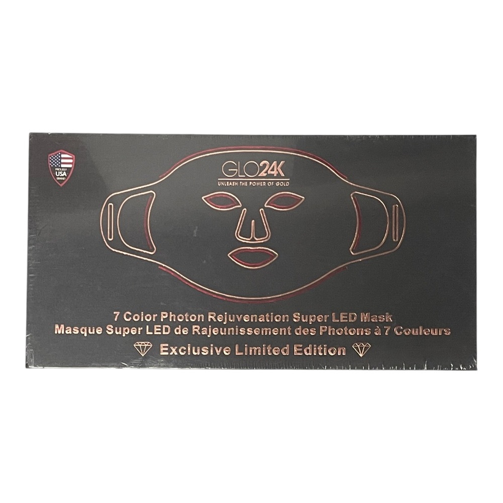 Glo24k 7 Color LED Photon Rejuvenation Super Mask